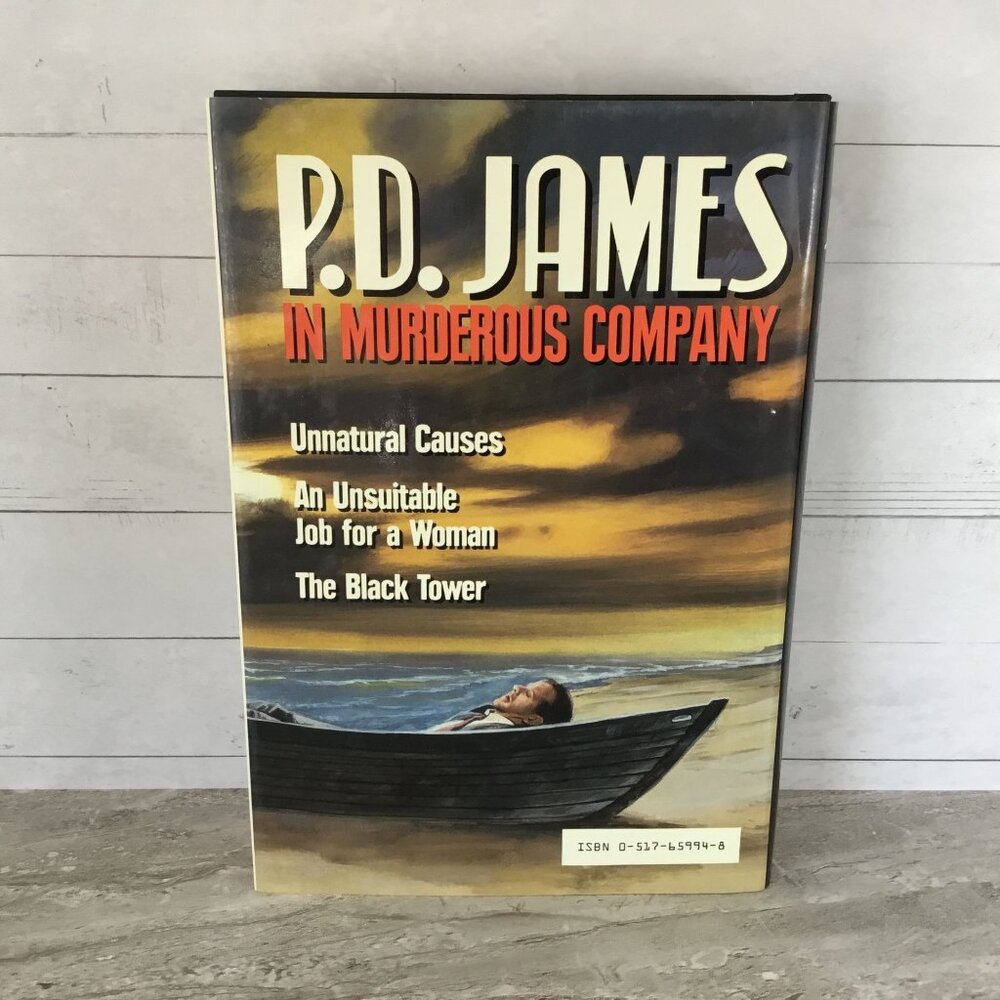 P.D. James In Murderous Company Hardcover 3 Novels in 1